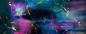 Preview wallpaper stains, glass, paint, abstraction, colorful