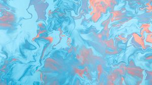 Preview wallpaper stains, liquid, abstraction, blue, pink
