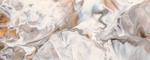 Preview wallpaper stains, liquid, paint, abstraction, white, brown