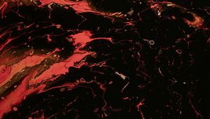 Preview wallpaper stains, liquid, texture, red, black, abstraction