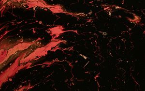 Preview wallpaper stains, liquid, texture, red, black, abstraction