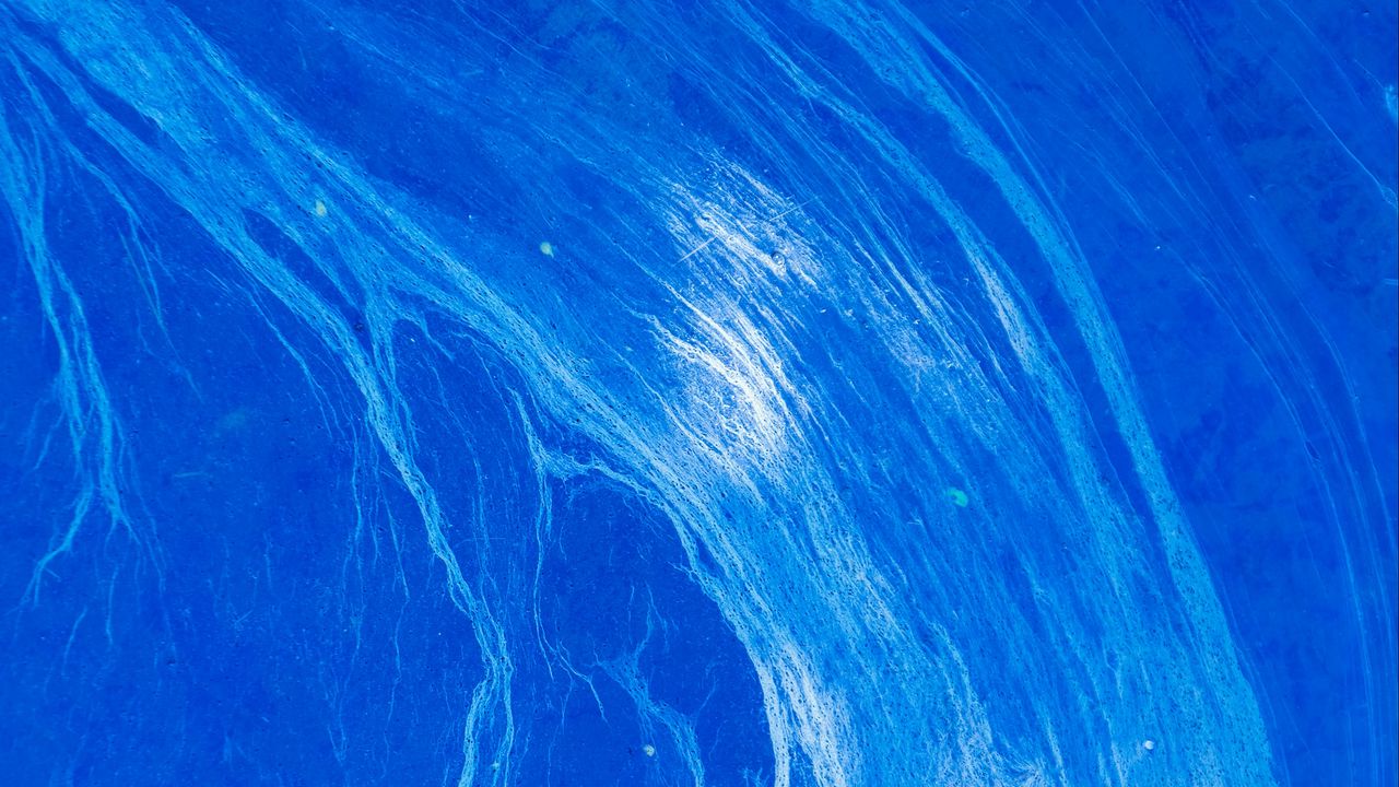 Wallpaper stains, liquid, texture, blue, abstraction
