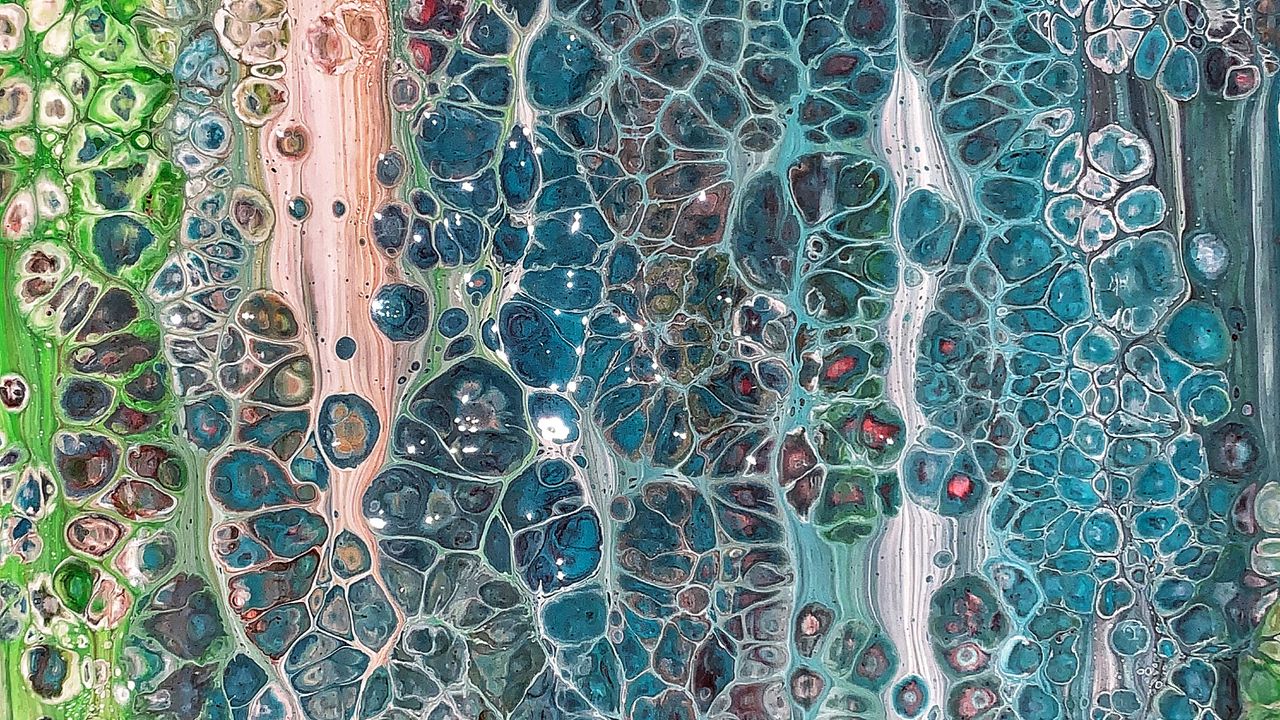 Wallpaper stains, liquid, texture, colorful, abstraction