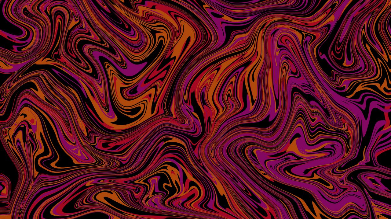 Wallpaper stains, liquid, wavy, abstraction, bright