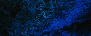 Preview wallpaper stains, liquid, wavy, abstraction, blue