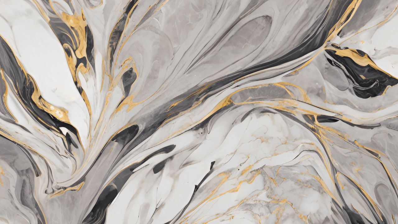 Wallpaper stains, marble, gold, lines, abstraction