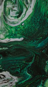 Preview wallpaper stains, paint, abstraction, liquid, green