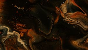 Preview wallpaper stains, paint, abstraction, liquid, brown