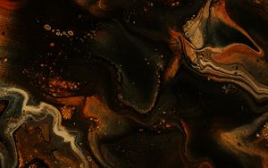 Preview wallpaper stains, paint, abstraction, liquid, brown