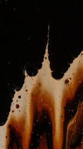 Preview wallpaper stains, paint, abstraction, brown, black