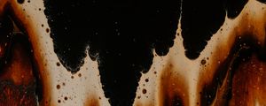 Preview wallpaper stains, paint, abstraction, brown, black