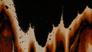 Preview wallpaper stains, paint, abstraction, brown, black