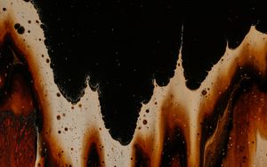 Preview wallpaper stains, paint, abstraction, brown, black