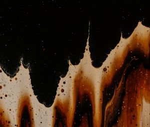 Preview wallpaper stains, paint, abstraction, brown, black