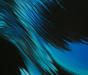 Preview wallpaper stains, paint, abstraction, blue, black
