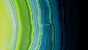Preview wallpaper stains, paint, abstraction, liquid, blue, green