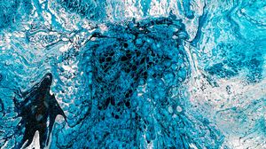 Preview wallpaper stains, paint, blue, abstraction