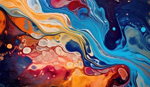 Preview wallpaper stains, paint, colorful, background, abstraction