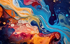 Preview wallpaper stains, paint, colorful, background, abstraction