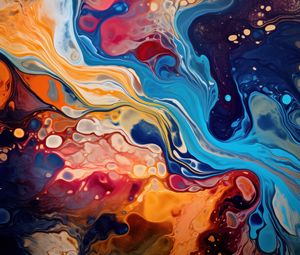 Preview wallpaper stains, paint, colorful, background, abstraction