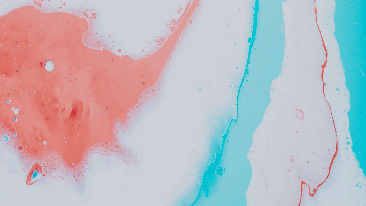 Wallpaper stains, paint, colorful, liquid, abstraction