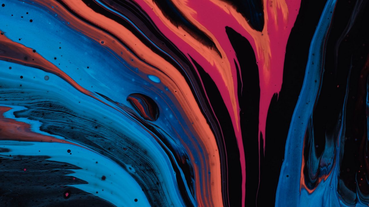 Wallpaper stains, paint, colorful, abstraction, liquid hd, picture, image