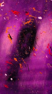 Preview wallpaper stains, paint, glass, surface, purple