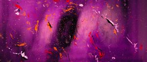 Preview wallpaper stains, paint, glass, surface, purple
