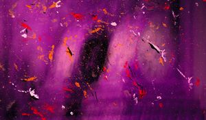 Preview wallpaper stains, paint, glass, surface, purple