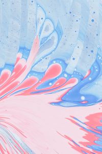 Preview wallpaper stains, paint, liquid, abstraction, blue, pink