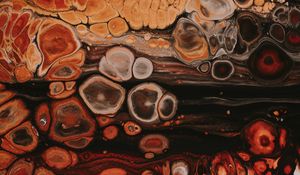 Preview wallpaper stains, paint, liquid, brown, abstraction