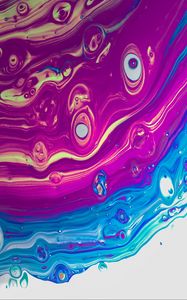 Preview wallpaper stains, paint, liquid, purple, blue