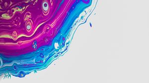 Preview wallpaper stains, paint, liquid, purple, blue