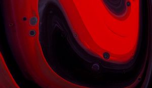 Preview wallpaper stains, paint, liquid, red, black, abstraction