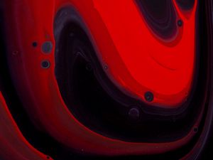 Preview wallpaper stains, paint, liquid, red, black, abstraction