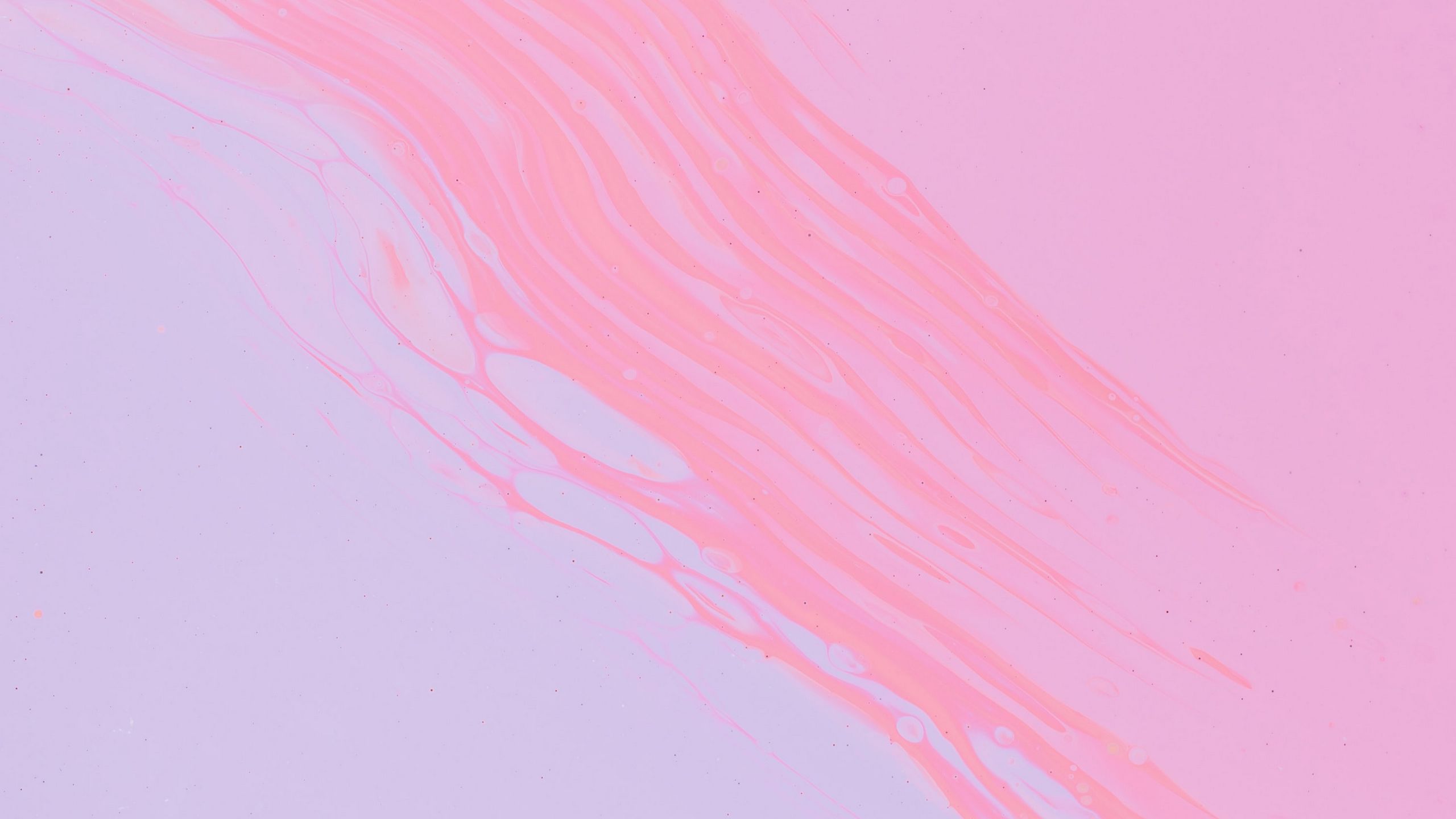 Download wallpaper 2560x1440 stains, paint, liquid, abstract, pink ...