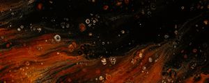 Preview wallpaper stains, paint, liquid, abstraction, brown, black