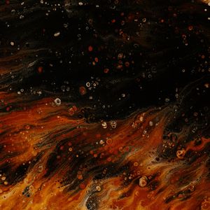 Preview wallpaper stains, paint, liquid, abstraction, brown, black