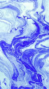 Preview wallpaper stains, paint, liquid, mixing, blue, abstraction