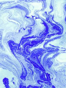 Preview wallpaper stains, paint, liquid, mixing, blue, abstraction