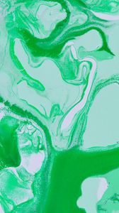 Preview wallpaper stains, paint, liquid, abstraction, green