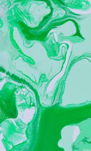 Preview wallpaper stains, paint, liquid, abstraction, green