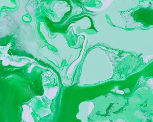 Preview wallpaper stains, paint, liquid, abstraction, green