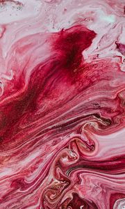 Preview wallpaper stains, paint, liquid, abstraction, pink, red