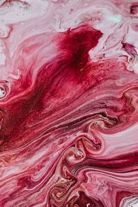 Preview wallpaper stains, paint, liquid, abstraction, pink, red