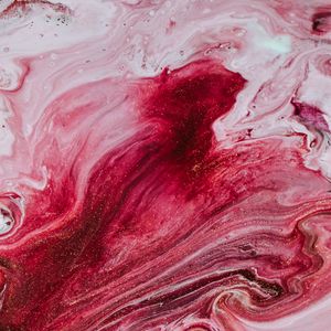 Preview wallpaper stains, paint, liquid, abstraction, pink, red