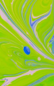 Preview wallpaper stains, paint, mixing, green, white, blue