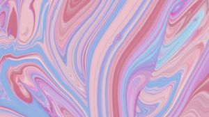 Preview wallpaper stains, paint, mixing, abstraction, pink, blue