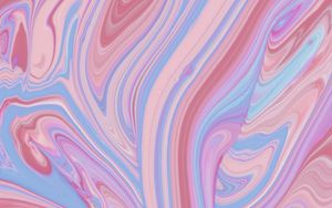 Preview wallpaper stains, paint, mixing, abstraction, pink, blue