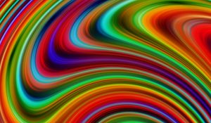 Preview wallpaper stains, paint, wavy, multicolored